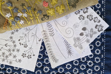 Last inn bildet i Galleri-visningsprogrammet, Vannløselige broderimaler:  Markblomst (6stk)