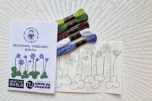 Last inn bildet i Galleri-visningsprogrammet, Vannløselige broderimaler: Vårblomster sett (6stk)