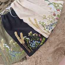 Last inn bildet i Galleri-visningsprogrammet, Materialpakke med opptak av webinar - Lær broderi med prosjektbag markblomst