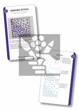 Last inn bildet i Galleri-visningsprogrammet, Kortstokk: Embroidery Stitches Card Deck, 50 Essential Stitches, RSN Stitch Bank (engelsk)