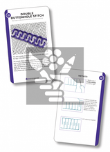 Last inn bildet i Galleri-visningsprogrammet, Kortstokk: Embroidery Stitches Card Deck, 50 Essential Stitches, RSN Stitch Bank (engelsk)