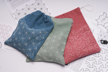 Load image into Gallery viewer, SASHIKO maler i tre - Maru Bishamon