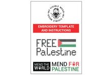 Last inn bildet i Galleri-visningsprogrammet, PDF Broderimaler: Mend The World - Mend For Palestine 1 NEDLASTBAR