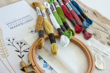 Last inn bildet i Galleri-visningsprogrammet, Materialpakke med opptak av webinar - Lær broderi med prosjektbag markblomst