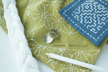 Load image into Gallery viewer, Materialpakker med opptak av webinar - Introduksjon til Sashiko
