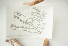 Load image into Gallery viewer, Vannløselige broderimaler: Dinosaurer