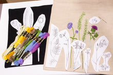 Last inn bildet i Galleri-visningsprogrammet, NYHET! LÊr broderi med prosjektbag Engblomster (forhÄndssalg)