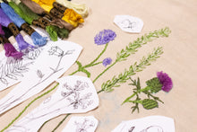 Last inn bildet i Galleri-visningsprogrammet, NYHET! LÊr broderi med prosjektbag Engblomster (forhÄndssalg)