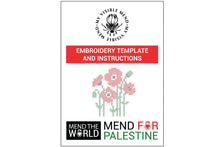 Last inn bildet i Galleri-visningsprogrammet, PDF Embroidery Designs: Mend The World - Mend For Palestine 2 DOWNLOAD