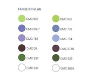 Last inn bildet i Galleri-visningsprogrammet, Vannløselige broderimaler: Vårblomster (6stk)