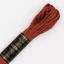 Last inn bildet i Galleri-visningsprogrammet, Forhåndssalg: Moulinégarn, broderitråd, Olympus fargenr 700-900 (rød/brun)