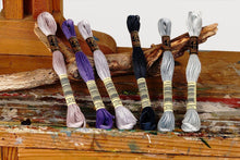 Last inn bildet i Galleri-visningsprogrammet, BroderitrÄd, ensfarget, DMC, Farge 3687-3806