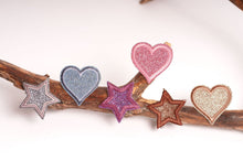 Last inn bildet i Galleri-visningsprogrammet, Strykemerker, Hjerter og Stjerner 4.5 cm