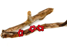 Last inn bildet i Galleri-visningsprogrammet, Strykemerke, Blomster, tegneseriestil, 3 stk , 2 cm