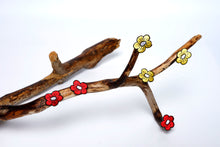 Last inn bildet i Galleri-visningsprogrammet, Strykemerke, Blomster, tegneseriestil, 3 stk , 2 cm