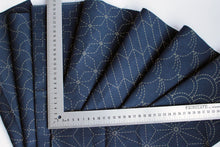 Last inn bildet i Galleri-visningsprogrammet, Sashikoprintet stoff for broderi, 100% bomull