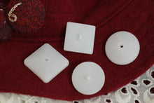 Last inn bildet i Galleri-visningsprogrammet, Knapper, overtrekkbare, plast, 2,5 cm x 2,5 cm