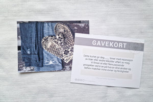 Gavekort - reparer for en venn