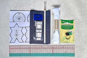 Materialpakker med webinar - Introduksjon til Sashiko