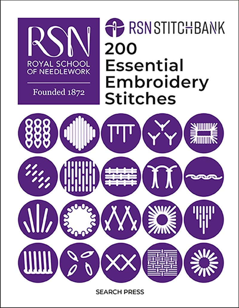 Bok, RSN Stitch Bank: 200 Essential Embroidery Stitches (engelsk)