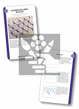 Last inn bildet i Galleri-visningsprogrammet, Kortstokk: Embroidery Stitches Card Deck, 50 Essential Stitches, RSN Stitch Bank (engelsk)
