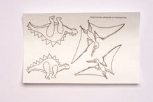 Load image into Gallery viewer, Vannløselige broderimaler: Dinosaurer
