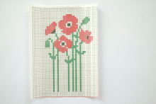 Last inn bildet i Galleri-visningsprogrammet, Vannløselige broderimaler: Mend The World - Palestine Poppy (3stk)
