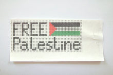 Load image into Gallery viewer, Vannløselige broderimaler: Mend The World - Free Palestine (3stk)
