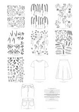 Last inn bildet i Galleri-visningsprogrammet, Digital Download, wildflower illustrations and basic flats
