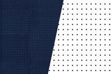 Load image into Gallery viewer, Sashikoprintet metervare for SASHIKO søm, prikker, 100% bomull
