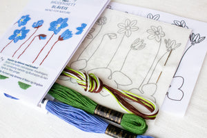 Broderisett: Blåveis