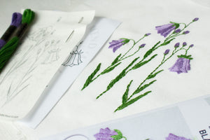 Broderisett: Blåklokke
