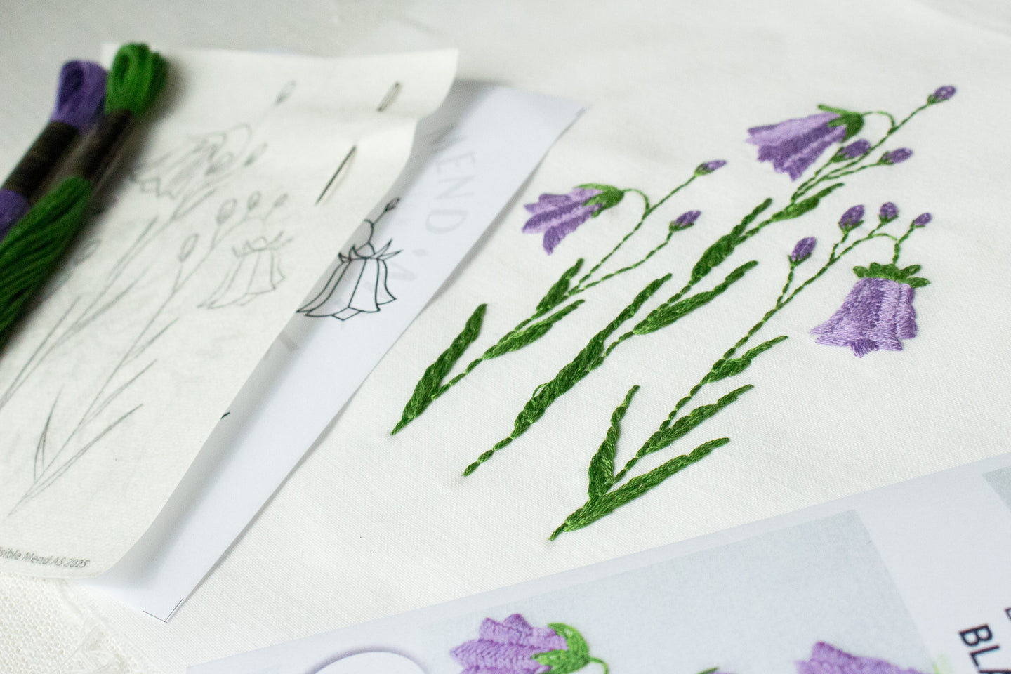 Broderisett: Blåklokke