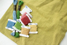 Load image into Gallery viewer, Materialpakke med opptak av webinar - Lær broderi med prosjektbag markblomst
