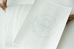 Vannløselige broderimaler: Rutenett 5 x 5 mm, A6 og A5