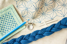 Load image into Gallery viewer, Materialpakker med opptak av webinar - Introduksjon til Sashiko
