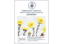 Last inn bildet i Galleri-visningsprogrammet, Embroidery template, Mend the World, Mend for Nature, Coltsfoot, Digital Download
