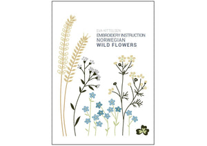 PDF Booklet: Learn Embroidery with Scandinavan Wild Flower motifs