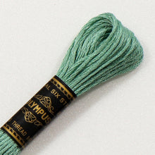 Last inn bildet i Galleri-visningsprogrammet, Forhåndssalg:  Moulinégarn, broderitråd, Olympus fargenr 200-2502 (grønne)
