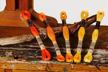 Load image into Gallery viewer, Broderitråd, ensfarget, DMC, Farge 699 - 819
