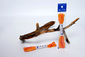 Sashiko tråd, flerfarget, 100 % bomull, 20m